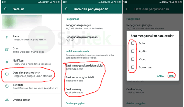 Unduh Otomatis Media WhatsApp Android