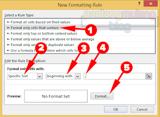 new formatting rule