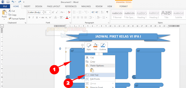Cara Membuat Jadwal Piket Kelas Yang Unik Dan Kreatif Di Microsoft Word