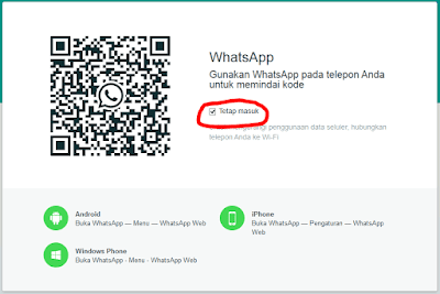 cara login whatsapp web tanpa barcode