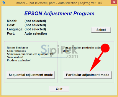EPSON Adjustment Program