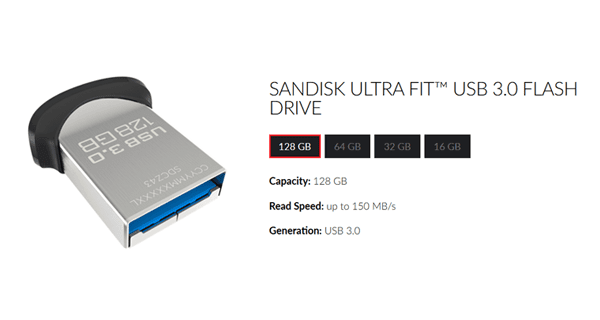 Sandisk Ultra fit