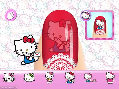 Hello Kitty Nail Salon