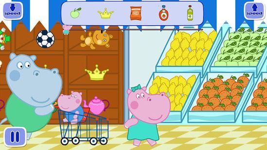 Supermarket Shopping Games for Kids