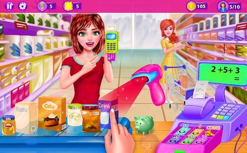 Supermarket Girl Cashier Game