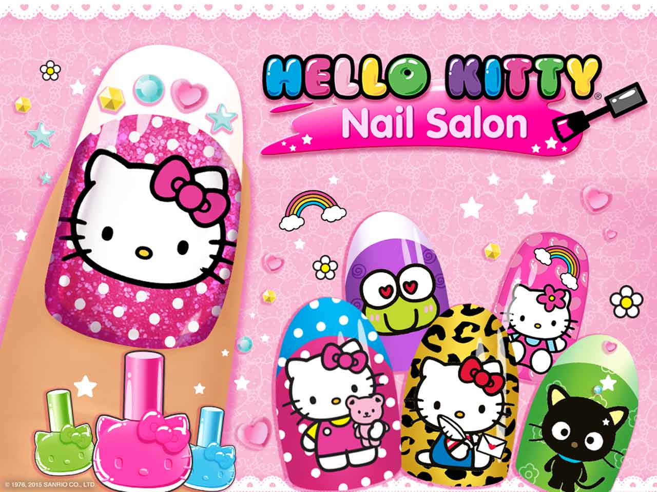 Хэллоу игра. Маникюрный салон hello Kitty игра. Nail Salon Хеллоу Китти. Хелло Китти ногти игра. Игры Хелло Китти для девочек.