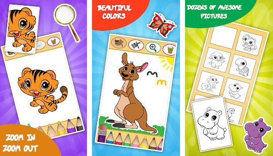 Coloring Games for Kids Animal