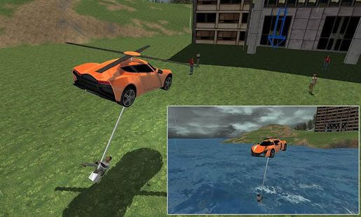 Flying Rescue Helicopter Car