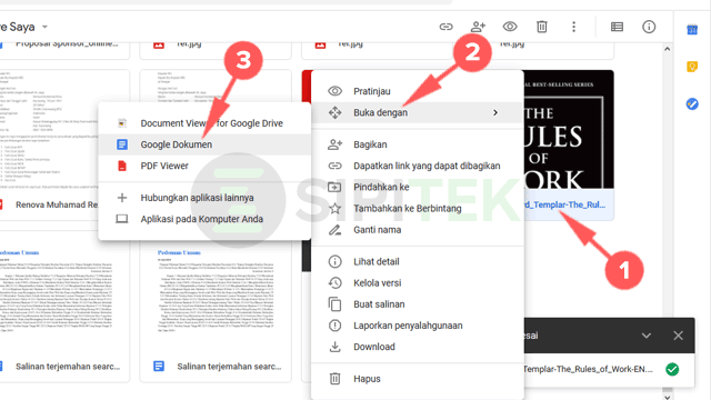 Cara Translate PDF menggunakan Google Docs