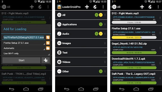 Leader Droid Download Manager