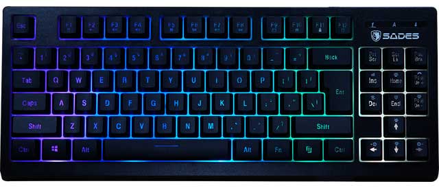 Sades Sabre TKL RGB Gaming Keyboard