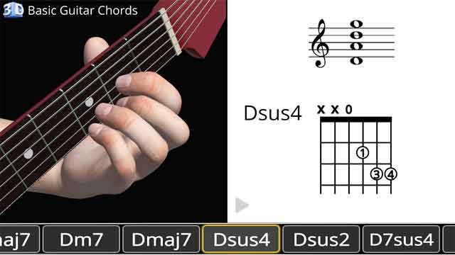 Guitar 3D Basic Chords
